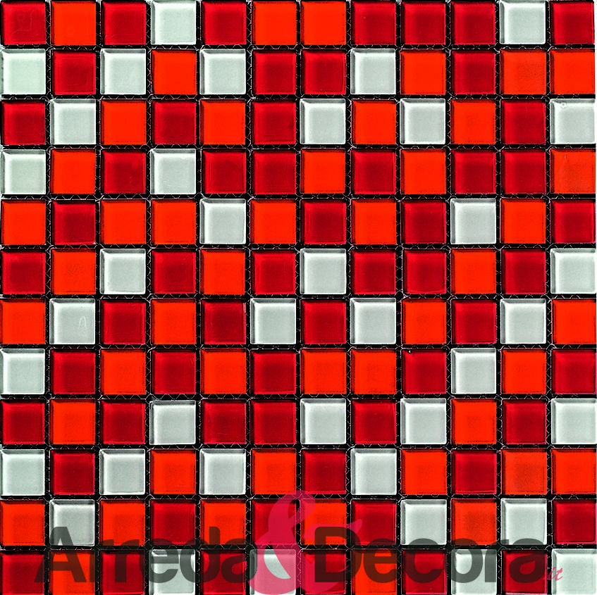 mosaico rosso bianco rojo