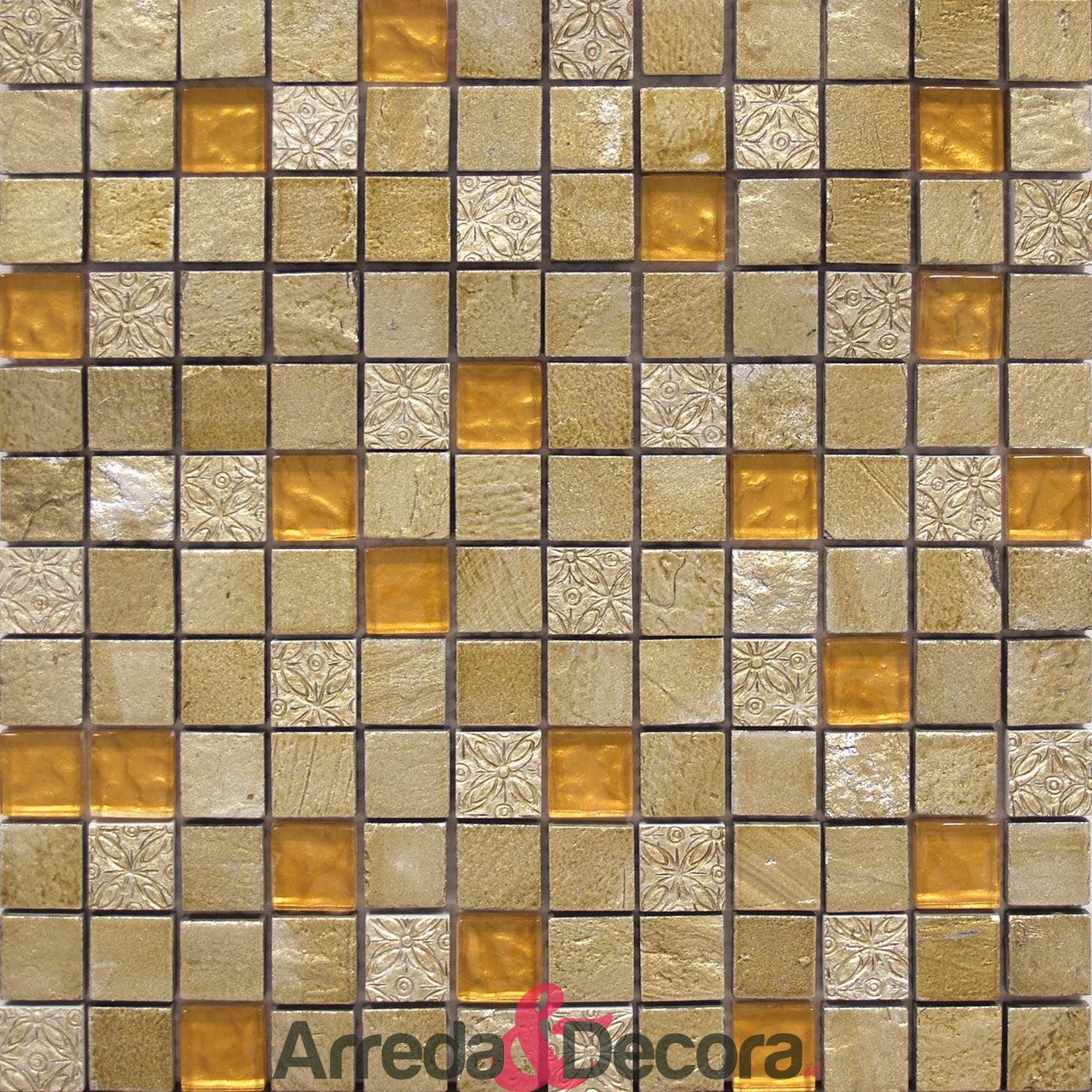 mosaico oro greece